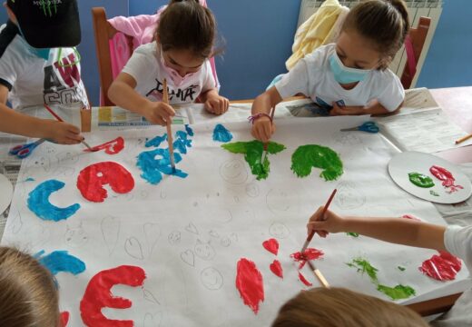 Arranca en Fene a segunda semana do campamento “Dálle ao play”