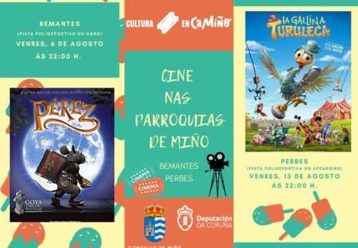 Cine nas parroquias de Miño