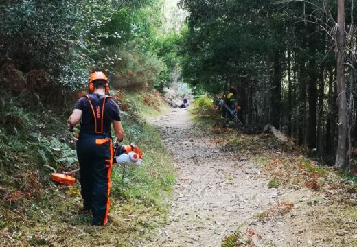 Iniciadas as tarefas da brigada de defensa e protección contra os incendios forestais na Pobra