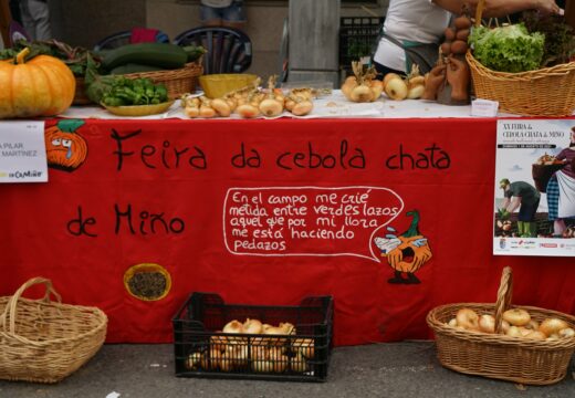 Miño celebrou a XX edición do seu tradicional Feira dá Cebola Chata