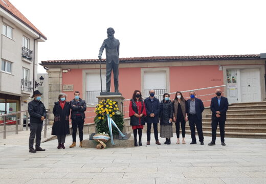 Ofrenda cívica na Pobra para conmemora-la vida e obra de Valle-Inclán