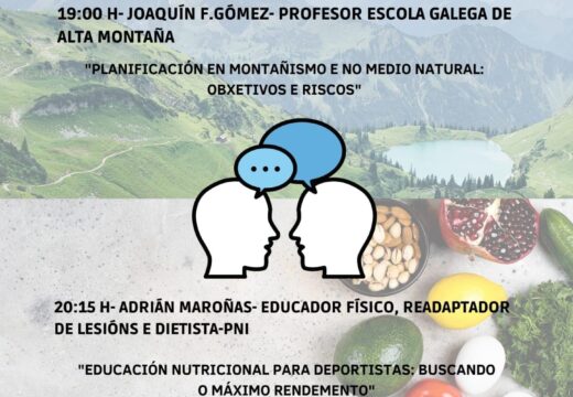 A Casa da Cultura de Lousame acollerá este sábado unhas xornadas formativas gratuítas sobre nutrición e planificación en montañismo