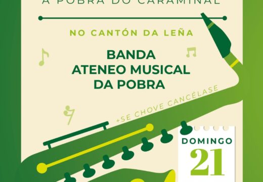 A Banda Ateneo Musical da Pobra ofrecerá o concerto Santa Icía