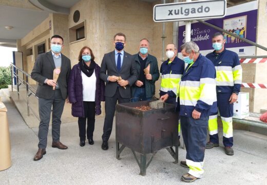 O presidente da Xunta participou na XIII Festa da Castaña de Touro