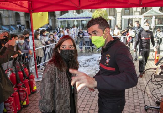 A alcaldesa Inés Rey participou nos actos da Semana da Prevención celebrados en María Pita