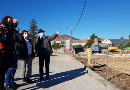 Avanzan as obras de rexeneración do bordo litoral da praia dos Areos