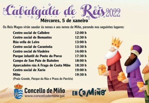 Cabalgata Reis Magos en Miño