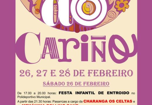 Desfile, pasacalles e actividades para os máis pequenos no entroido de Cariño