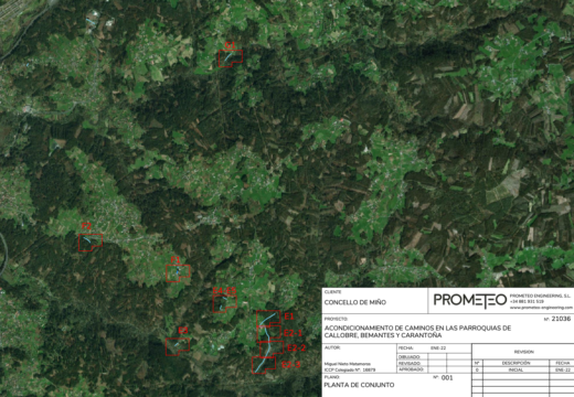 O Concello destinará 123.000 euros para asfaltar 8 camiños en Callobre, Bemantes e Carantoña