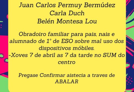 Alumnado do IES da Pobra participa en talleres sobre a detección de condutas adictivas sen substancia