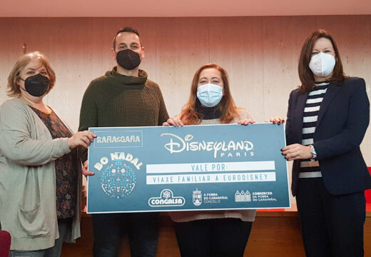 Entregada a viaxe familiar a Eurodisney da segunda edición da campaña pobrense Raña e gaña