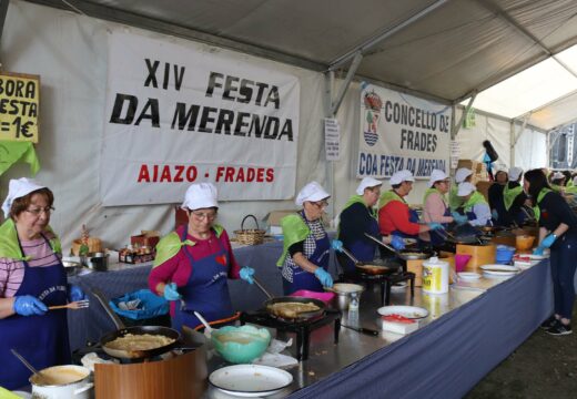 A Festa da Merenda de Aiazo (Frades) volverá o domingo 10 de abril despois de dous anos sen celebrarse pola pandemia sanitaria