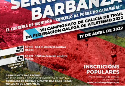 A serra do Barbanza volve converterse en epicentro do trail