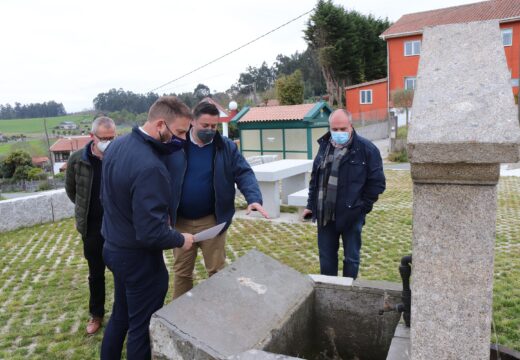 A Xunta mellora a imaxe do Camiño da Vía da Prata ao seu paso por Boqueixón coa renovación da praza do Cruceiro en Rubial