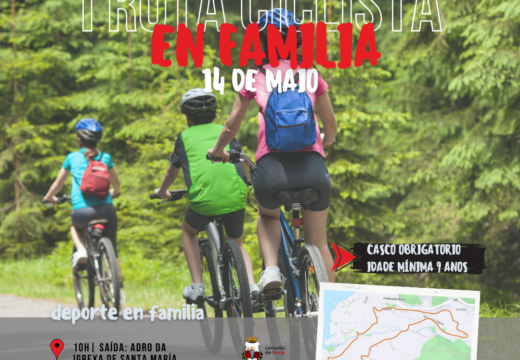 O Concello organiza a I Ruta ciclista en familia