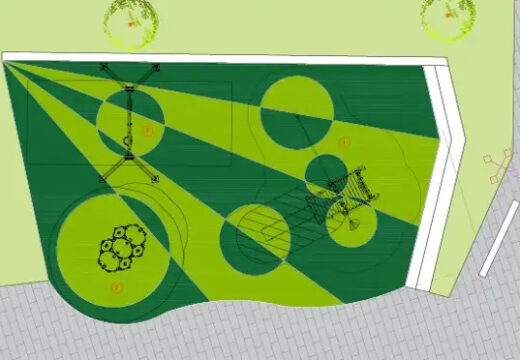 O Concello inicia os traballos de mellora no parque infantil de San Xaime, que duplicará a súa superficie ata máis de 120 metros cadrados