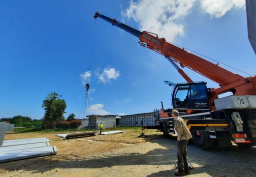 Avanzan as obras dos novos nichos do cemiterio municipal e en breve comezará a construción dos columbarios