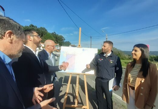 Trenor anuncia un investimento de 2,6 M€ nas obras de reforzo de firme na estrada AC-550 no treito que une Noia con Ribeira