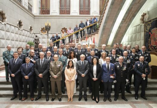 Inés Rey preside o acto institucional pola festividade da Policía Local: “Os seus efectivos xogan un papel fundamental, estando preto da rúa e da cidadanía”