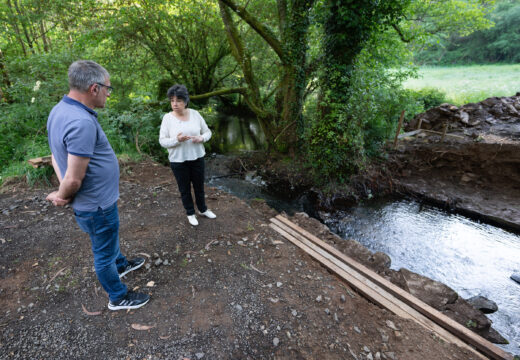 Comeza a construción da nova ponte do Sixto