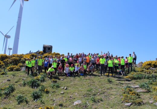 Un total de 125 persoas participaron na XXXV Marcha Popular do Barbanza