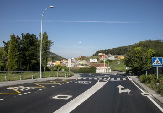 O Concello conclúe os traballos de mellora no firme da estrada de Bens e renova máis de 17.000 metros cadrados de pavimento