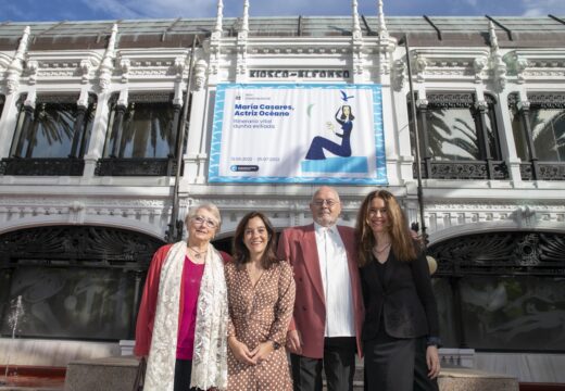 Abre ao público ‘María Casares, actriz océano’, unha grande exposición no Quiosco Alfonso que recupera a historia de actriz coruñesa