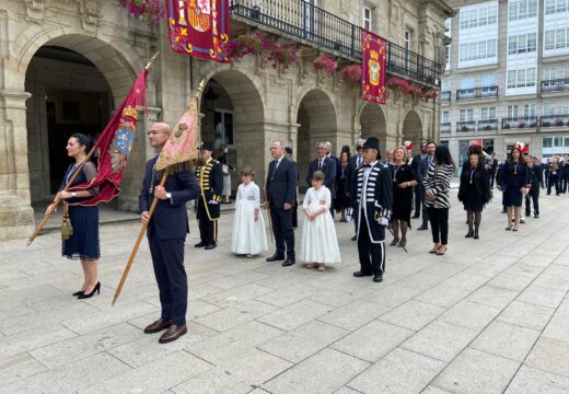 O alcalde de Santiago reclama na Ofrenda do Antigo Reino de Galicia a unión de todos para afrontar as dificultades