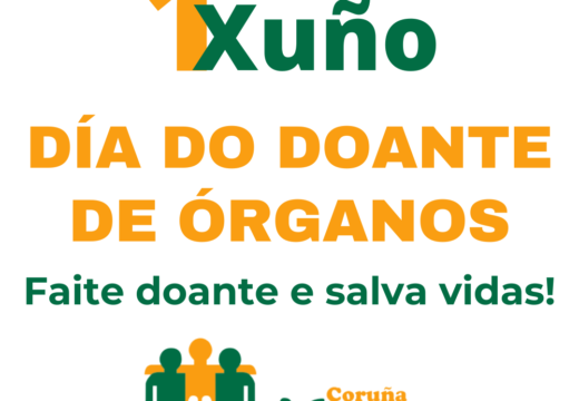 O Concello iluminará esta noite a glorieta de Freixeiro de cor verde con motivo do Día do Doante de Órganos