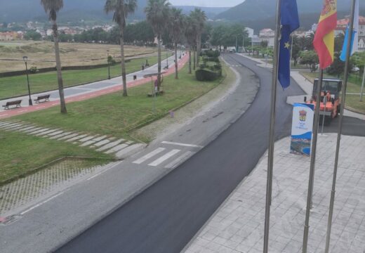 En marcha a pavimentación da Avenida dá Paz e as rúas anexas a esta