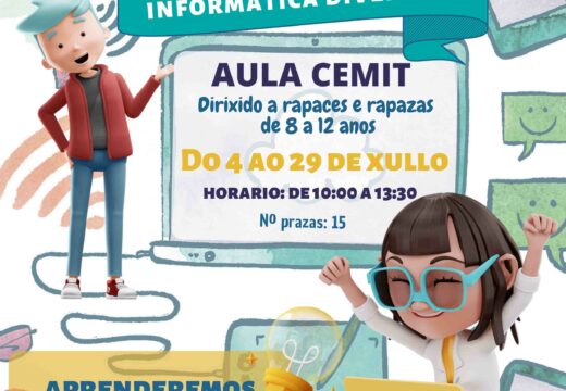 O Concello abriu hoxe o prazo de inscrición no programa Informática Divertida (INDI)