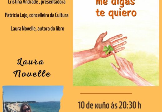 Laura Novelle presenta na Pobra o seu libro Cuando me digas te quiero