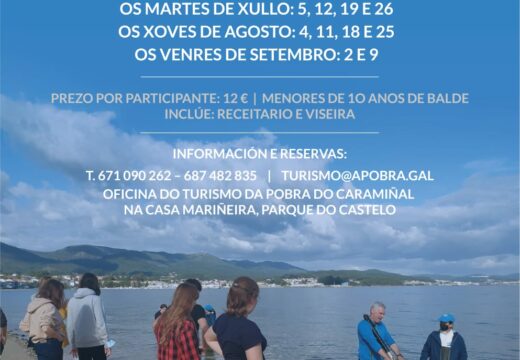 Regresan as experiencias de marisqueo a pé na Pobra