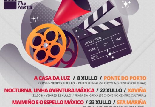 O Concello organiza noites de cine ao aire libre durante todo o verán