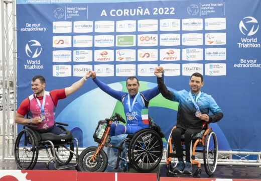 A Coruña foi a referencia do triatlón nacional e paratriatlón internacional durante esta fin de semana