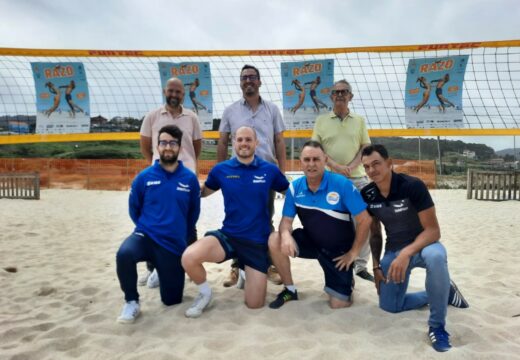 O volei regresa á praia de Razo cun completo programa de promoción do deporte que se estenderá ao longo do verán