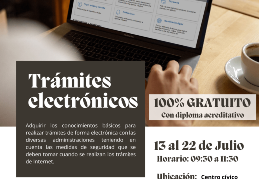 O Concello impulsa cursos gratuítos sobre xestións electrónicas, poda, saúde e animación sociocultural e turística