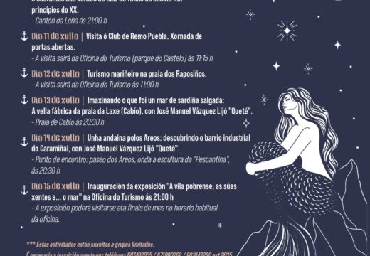 Comeza a Semana do Mar con diversas actividades que enxalzan a tradición mariñeira da Pobra