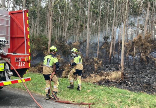 Intervención do Speis por un incencio forestal en Sedes