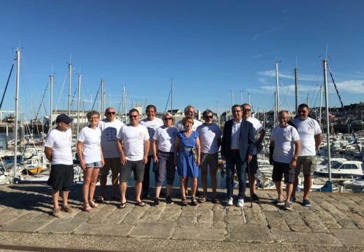 Cinco veleiros de La Turballe participarán na procesión do Carme de Camariñas