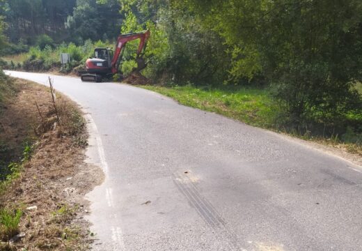 O Concello inicia as obras de ampliación da plataforma da Ponte da Brexa