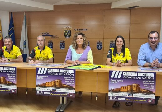 O Concello acollerá o vindeiro 27 de agosto a “III Carreira nocturna Cidade de Narón”