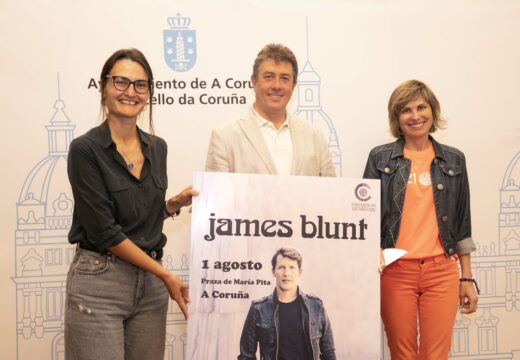 James Blunt abre o luns unhas Festas de María Pita que comezarán cunha ocupación hoteleira na cidade practicamente completa