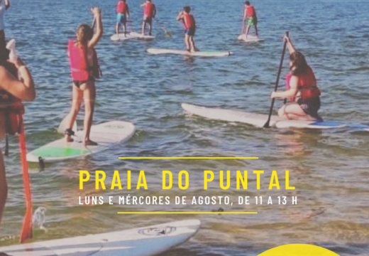 Neda promove en agosto un curso de iniciación ao paddle surf para veciños e veciñas a partir de 8 anos