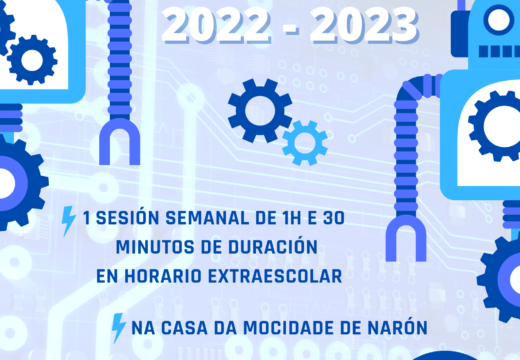 O Concello abrirá este xoves o prazo de inscrición nos obradoiros de robótica para infancia e adolescentes