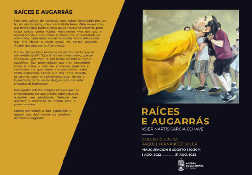 A exposición Raíces e augarrás abrirá para o público da Pobra no 5 de agosto