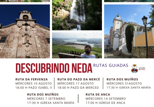 O Concello reedita o programa de rutas guiadas “Descubrindo Neda”