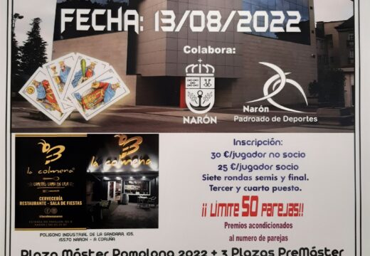 O Concello acollerá o vindeiro 13 de agosto o “I Torneo Cidade de Narón de Mus”