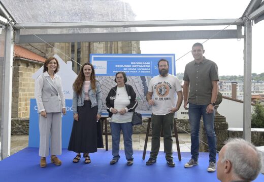 A Xunta entrega en Betanzos catro vivendas protexidas rehabilitadas a través do programa Rexurbe, as primeiras na provincia da Coruña