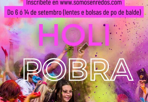 Aberto o prazo de inscrición para a festa Holi da Pobra